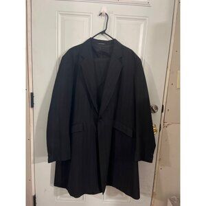 Cambrai Collection men’s dark gray one button  suit size 46R